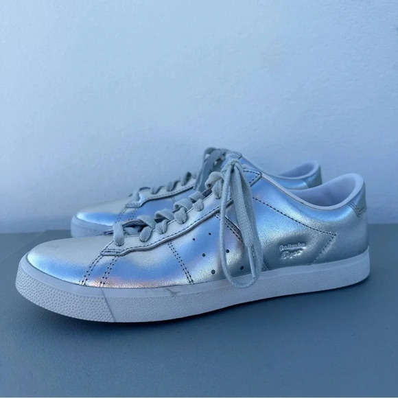 Onitsuka Tiger Lawnship 3.0 Metallic Court Sneaker Like New Mens 8 - Picture 5 of 13